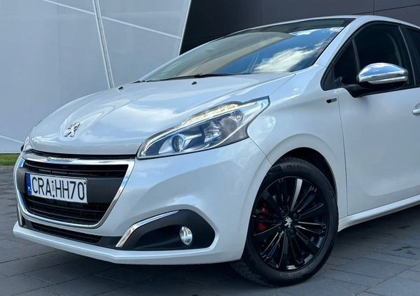 Peugeot 208 cena 34900 przebieg: 139350, rok produkcji 2017 z Łobez małe 379